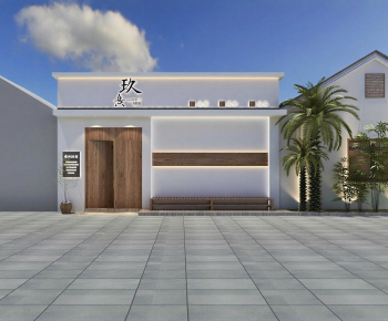 New Chinese Style Appearance Of Commercial Building-ID:304765943