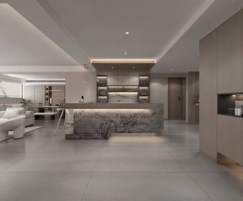 Modern A Living Room-ID:705085041