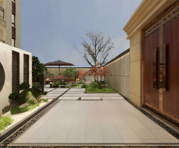 New Chinese Style Courtyard/landscape-ID:639379041