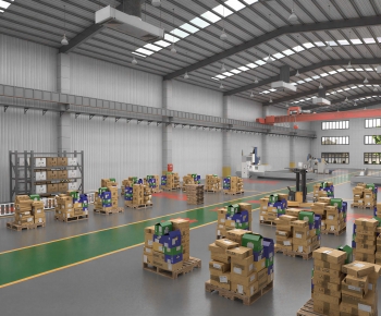 Modern Exhibition Hall-ID:287302974