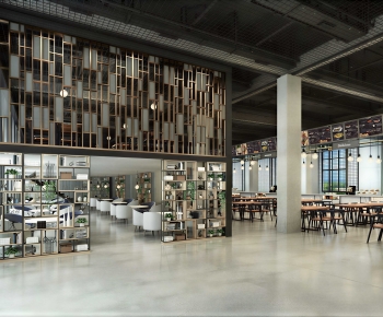 Industrial Style Restaurant-ID:245909936