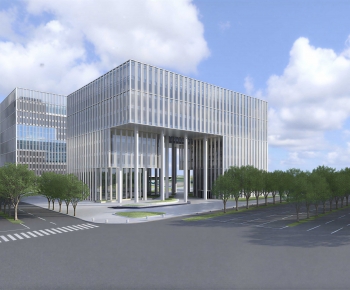 Modern Appearance Of Commercial Building-ID:580945972