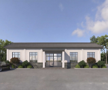 New Chinese Style Public Building-ID:337558031