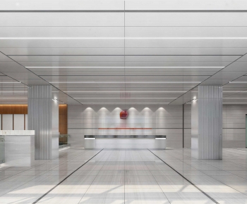 Modern Office Reception Desk-ID:984116082