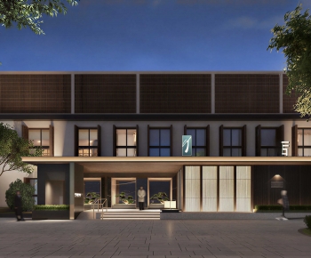 Modern Facade Element-ID:691044099