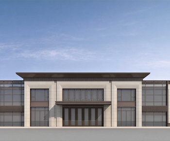 New Chinese Style Appearance Of Commercial Building-ID:345762014