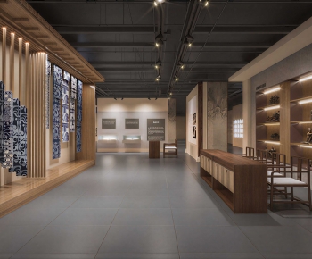 New Chinese Style Exhibition Hall-ID:958894976