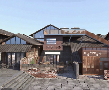 New Chinese Style Residential Building-ID:236460928