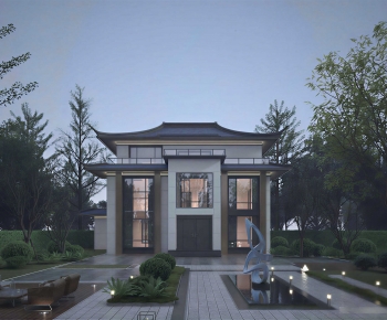 New Chinese Style Detached Villa-ID:160087112