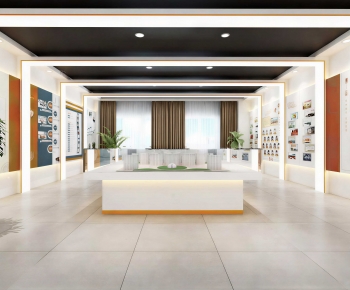 Modern Exhibition Hall-ID:105419236