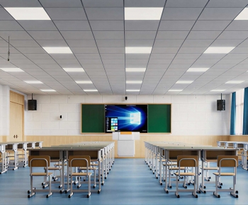 Modern School Classrooms-ID:530478006