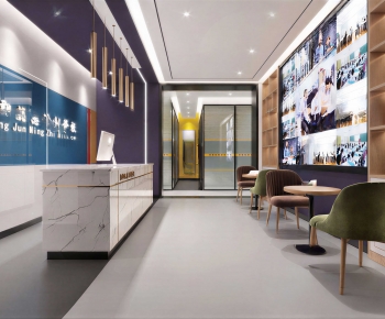 Modern Office Reception Desk-ID:297573093