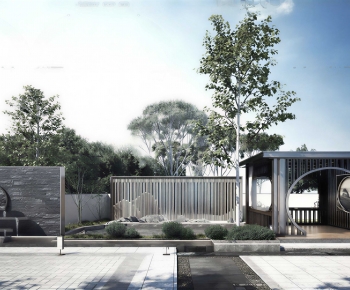 New Chinese Style Landscape Wall-ID:962497005