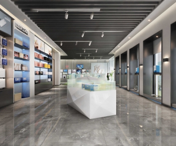 Modern Exhibition Hall-ID:707952028