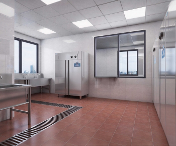 Modern Central Kitchen-ID:843837986