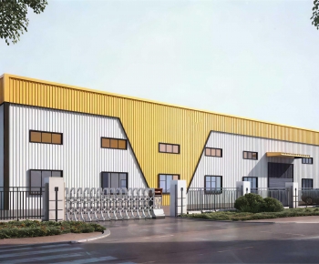 Modern Industrial Building-ID:401439794