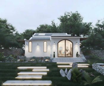 New Chinese Style Appearance Of Commercial Building-ID:145078902