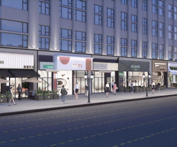Modern Commercial Street-ID:620038993