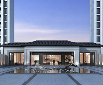 New Chinese Style Appearance Of Commercial Building-ID:533914091