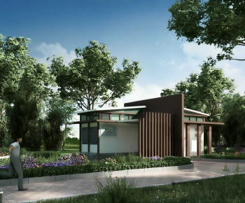 New Chinese Style Courtyard/landscape-ID:782111888