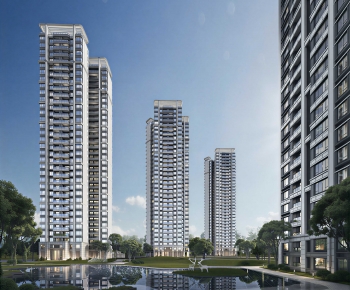 Modern Residential Building-ID:595859052