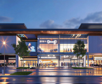 Modern Facade Element-ID:331404929