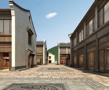 Chinese Style Commercial Street-ID:907622108