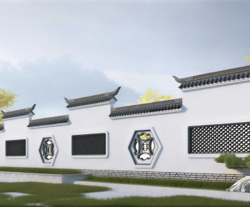 Chinese Style Fence-ID:675975082