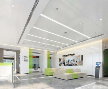 Modern Office Reception Desk-ID:816237934