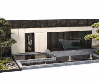 New Chinese Style Landscape Wall-ID:867486005