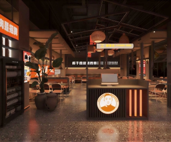 Industrial Style Hot Pot Restaurant-ID:215423119