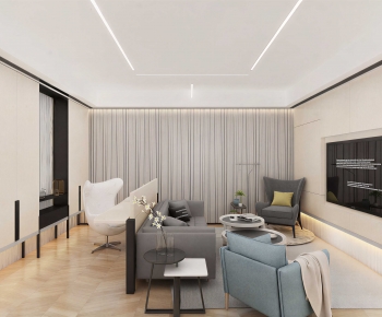 Modern A Living Room-ID:315802106