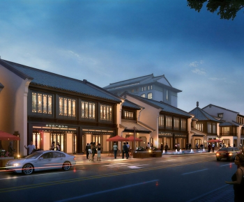 Chinese Style Commercial Street-ID:125025033