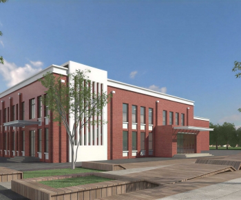 Modern Public Building-ID:235679175