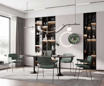 Modern Dining Room-ID:619213102