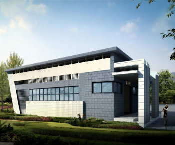 Modern Public Building-ID:302917008