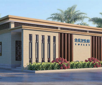 New Chinese Style Public Building-ID:955779088