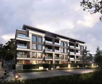 Modern Residential Building-ID:880548003