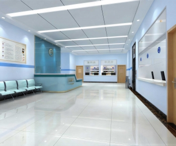 Modern Hospital Hall-ID:582257997