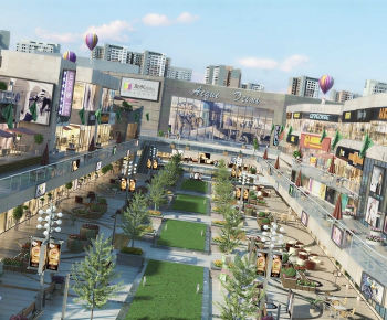 Modern Commercial Street-ID:203039664