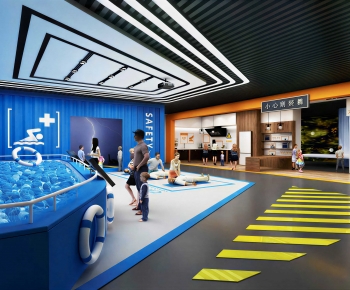 Modern Exhibition Hall-ID:808384902