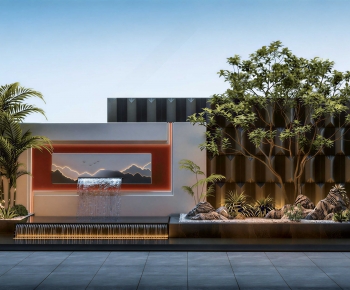 New Chinese Style Landscape Wall-ID:344176054