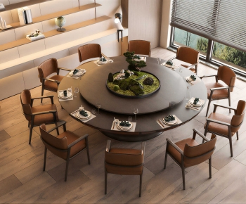 New Chinese Style Dining Table And Chairs-ID:502173909