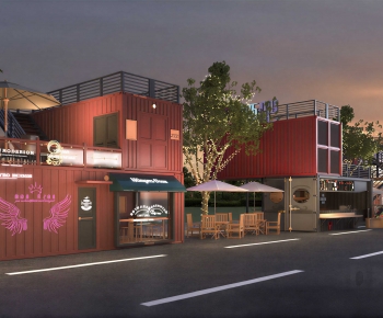 Modern Appearance Of Commercial Building-ID:138719159