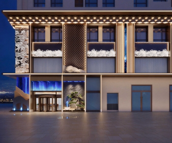 Modern Appearance Of Commercial Building-ID:882056951