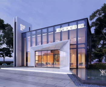 Modern Appearance Of Commercial Building-ID:368113049