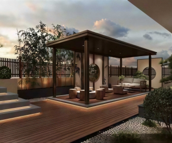 New Chinese Style Courtyard/landscape-ID:401782045