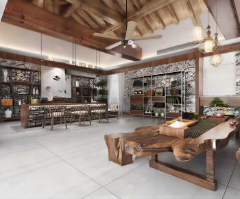 New Chinese Style Tea House-ID:114912997