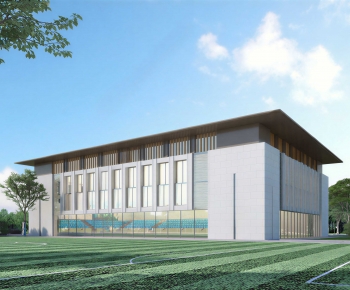 Modern Industrial Building-ID:777107957