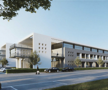 Modern Appearance Of Commercial Building-ID:563071017